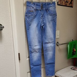 Stylish High Rise Blue Women's Jeans